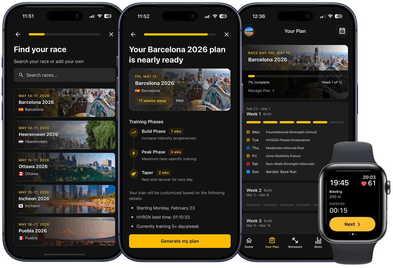 TrainRox App Interface